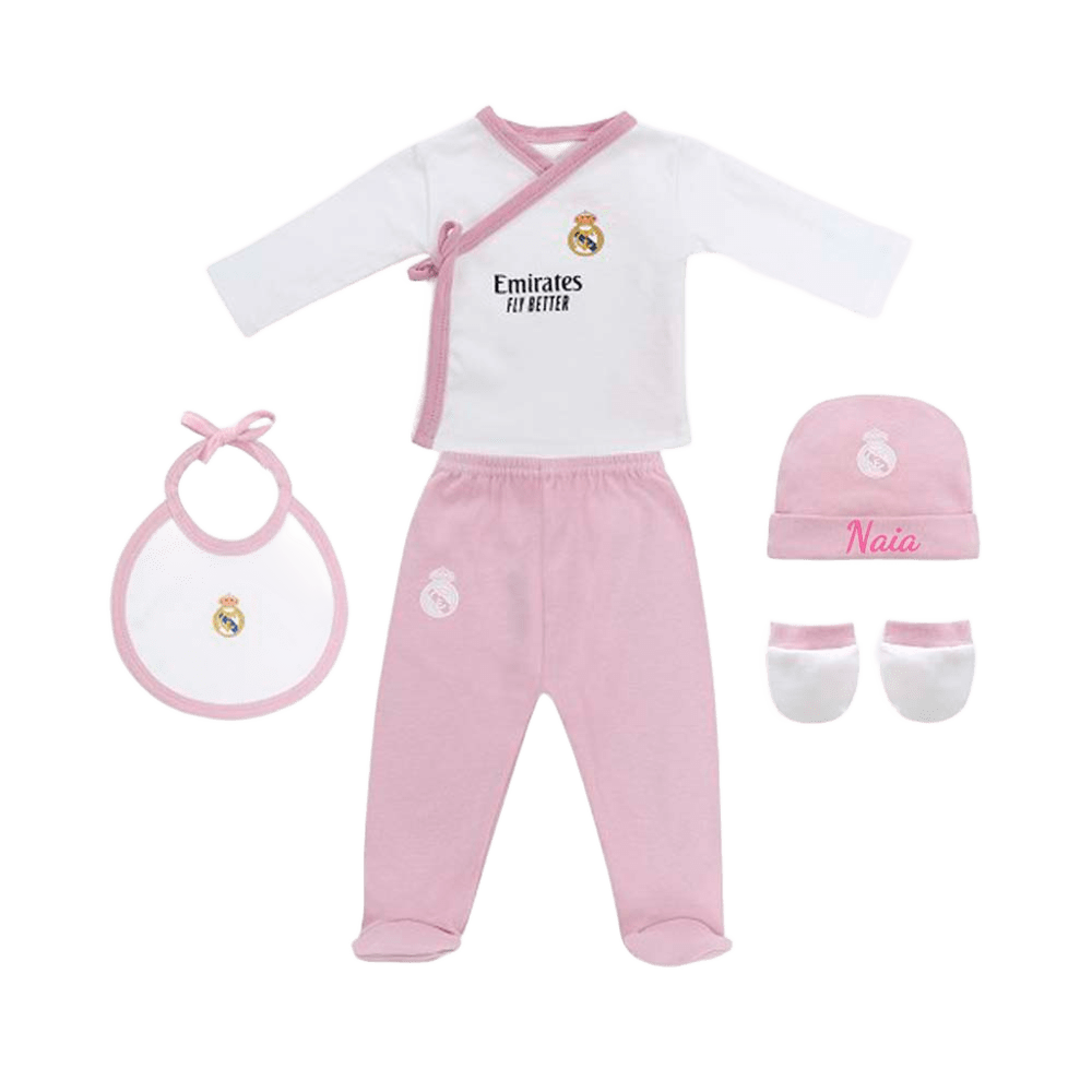Set-Primera-Puesta-Personalizado-Real-Madrid-Rosa